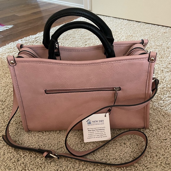 Brand New K.Carroll pink Top handle/Crossbody Bag - Picture 3 of 7